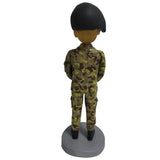 Custom Male Soldier Bobblehead