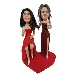 Custom Party sisters Bobblehead