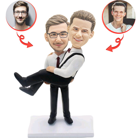 Custom Same Sex wedding Bobbleheads