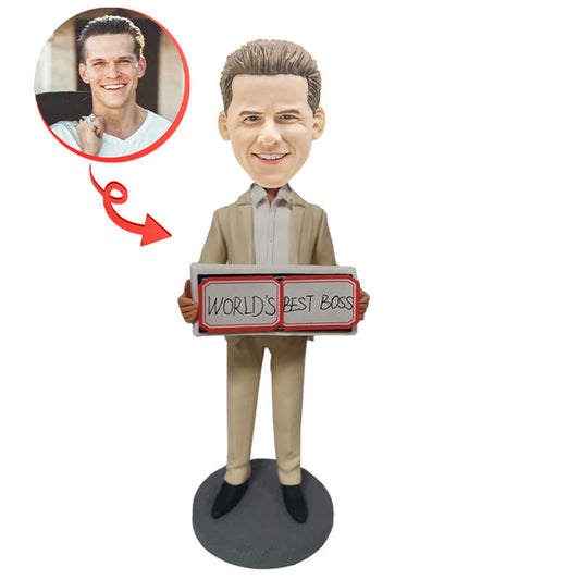 Custom The best boss in the world Bobblehead