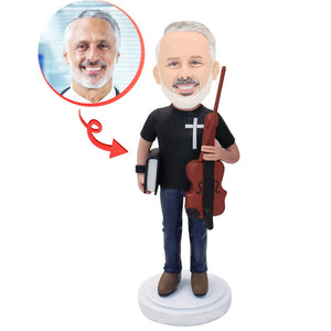 Custom Violin Player Bobblehead