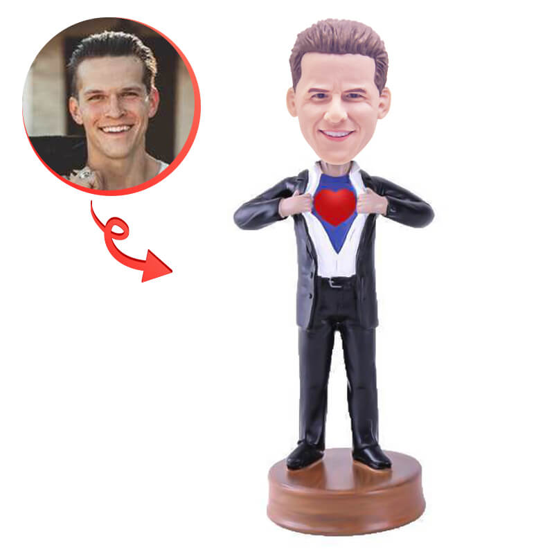Custom Super Guy Bobblehead