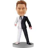 Custom Two-Face Personalized Bobblehead