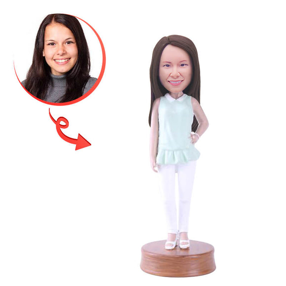 Custom Female Pose Bobblehead