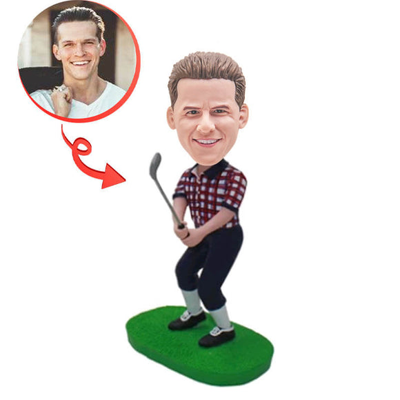 Golfer Custom Bobblehead