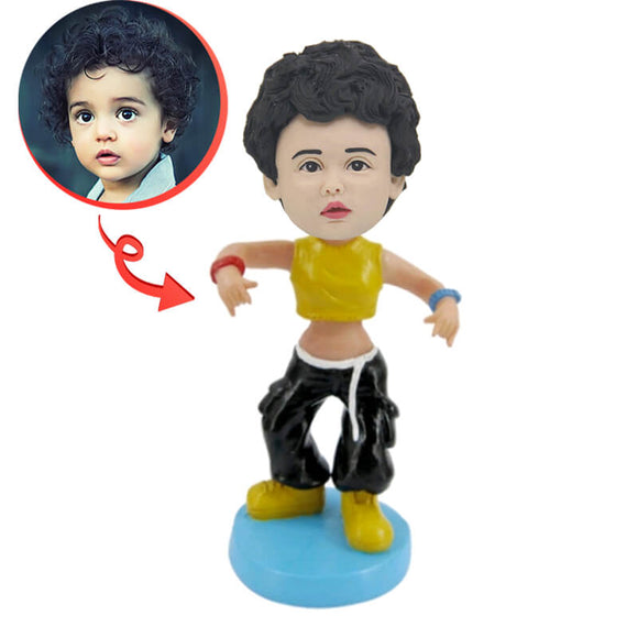 Hip Hop Dancer Custom Bobblehead