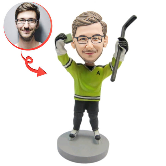 Hockey Player Custom Bobblehead