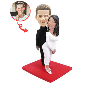 Kanye and kardashian Custom Bobblehead1