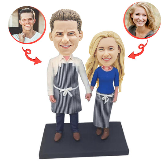 Kichen Couple Custom Bobblehead1