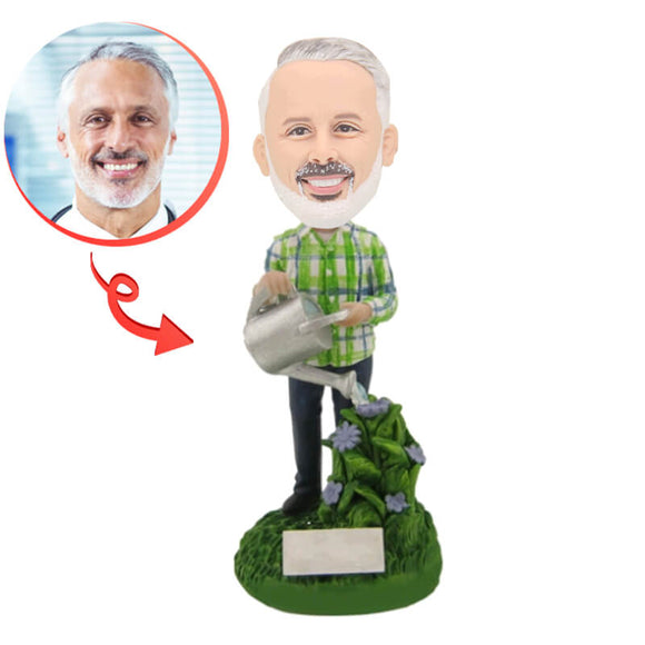 Male Gardener Custom Bobblehead