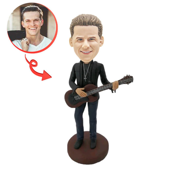 Rock Guitarist Custom Bobblehead