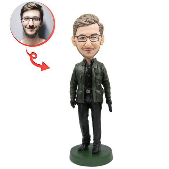 Secret Agent Custom Bobblehead