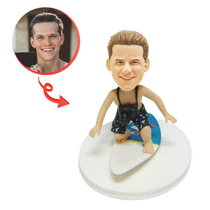 Custom Surfing The Wave Bobblehead