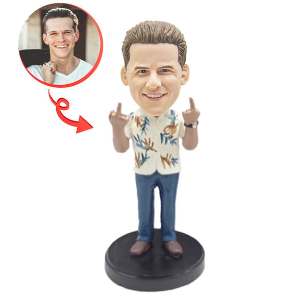 The Finger Custom Bobblehead