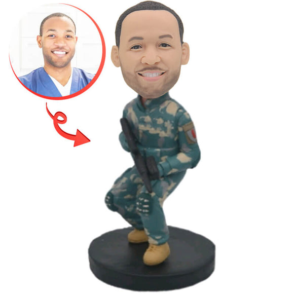 U.S. Army Man Custom Bobblehead