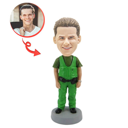 Workman In Uniform Custom Bobblehead