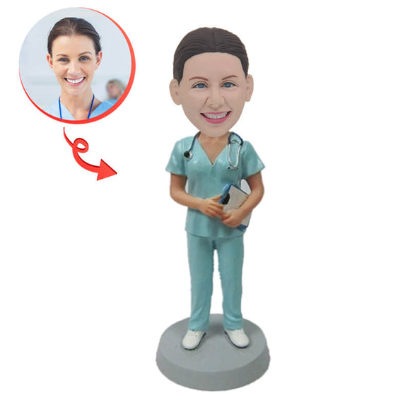 Worlds Best Nurse Custom Bobblehead