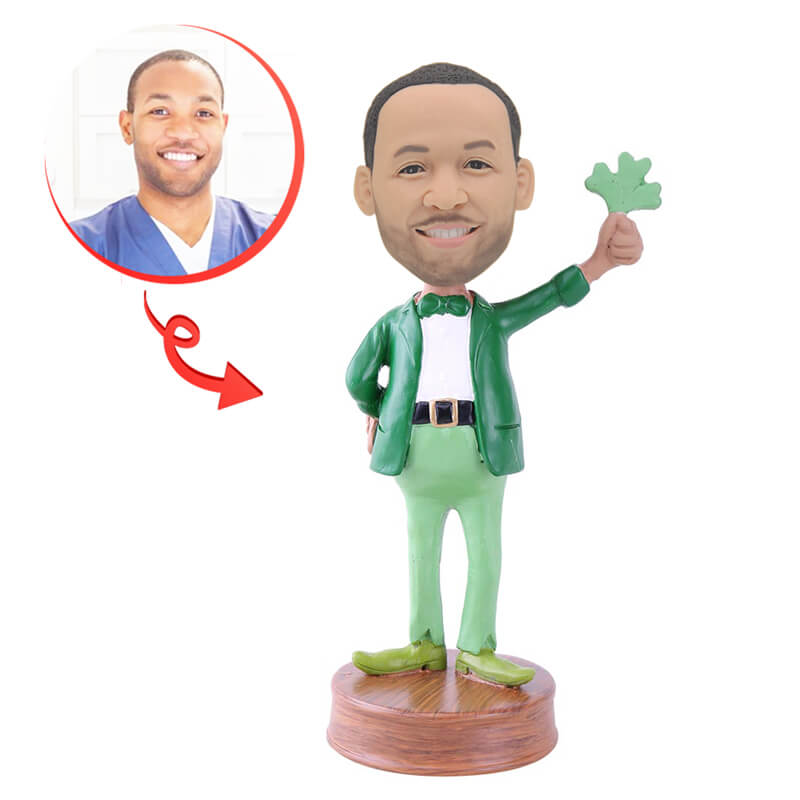 Custom Lucky Leprechaun Bobblehead